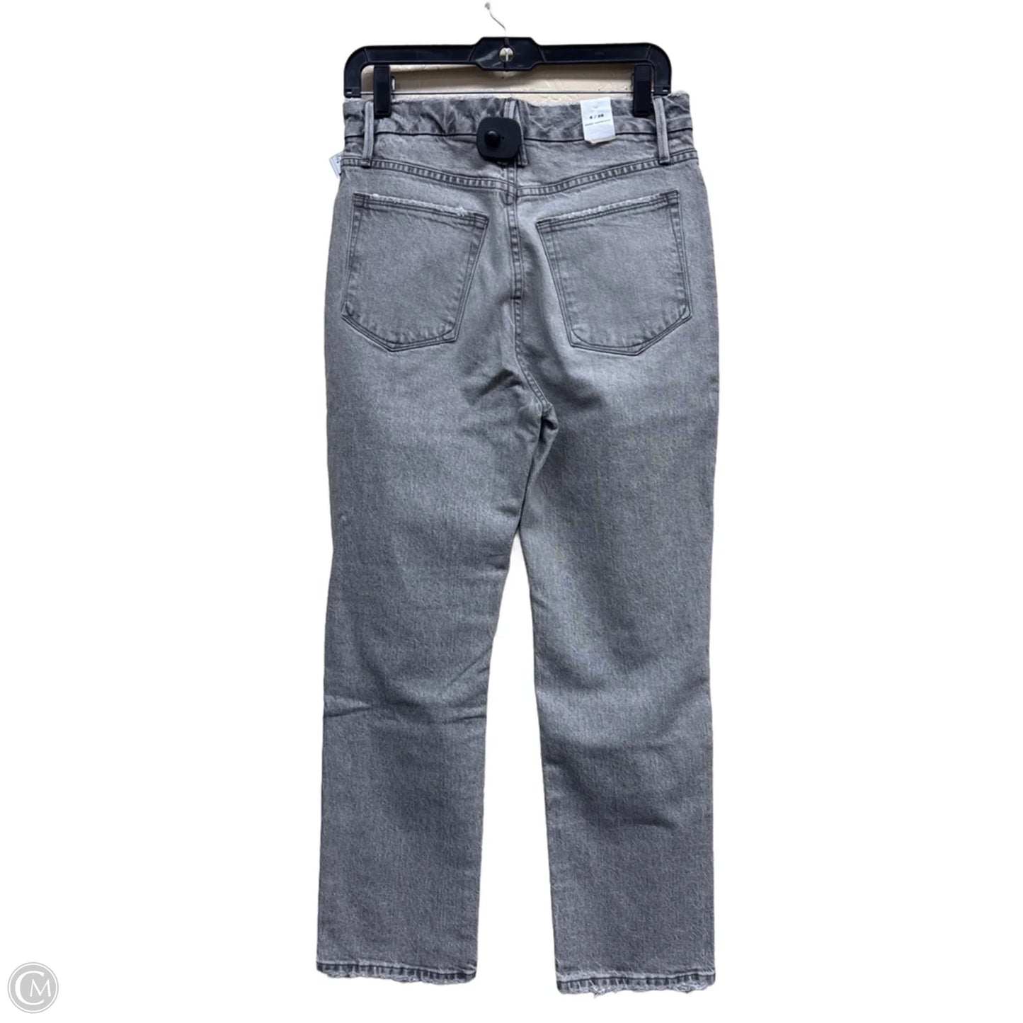 Jeans Straight By Good American In Grey, Size: 6