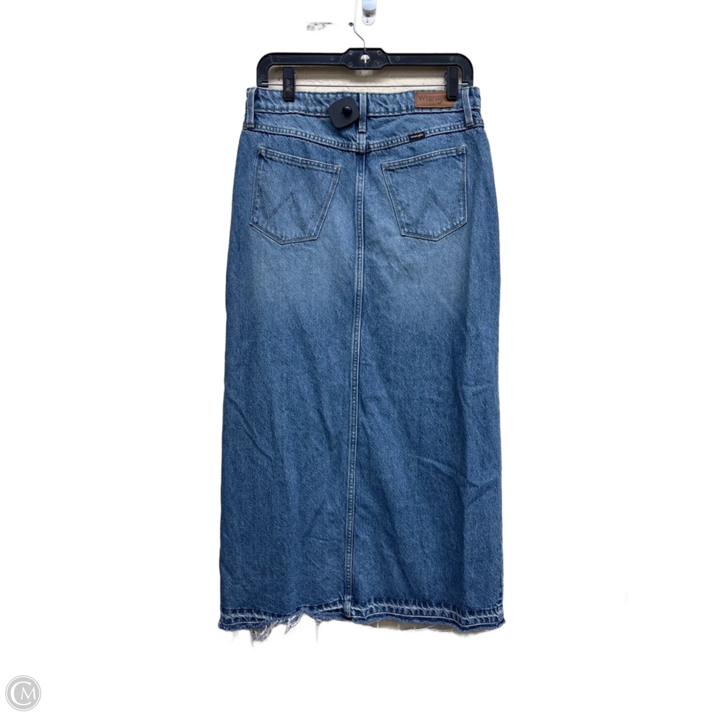 Skirt Maxi By Wrangler In Blue Denim, Size: 6