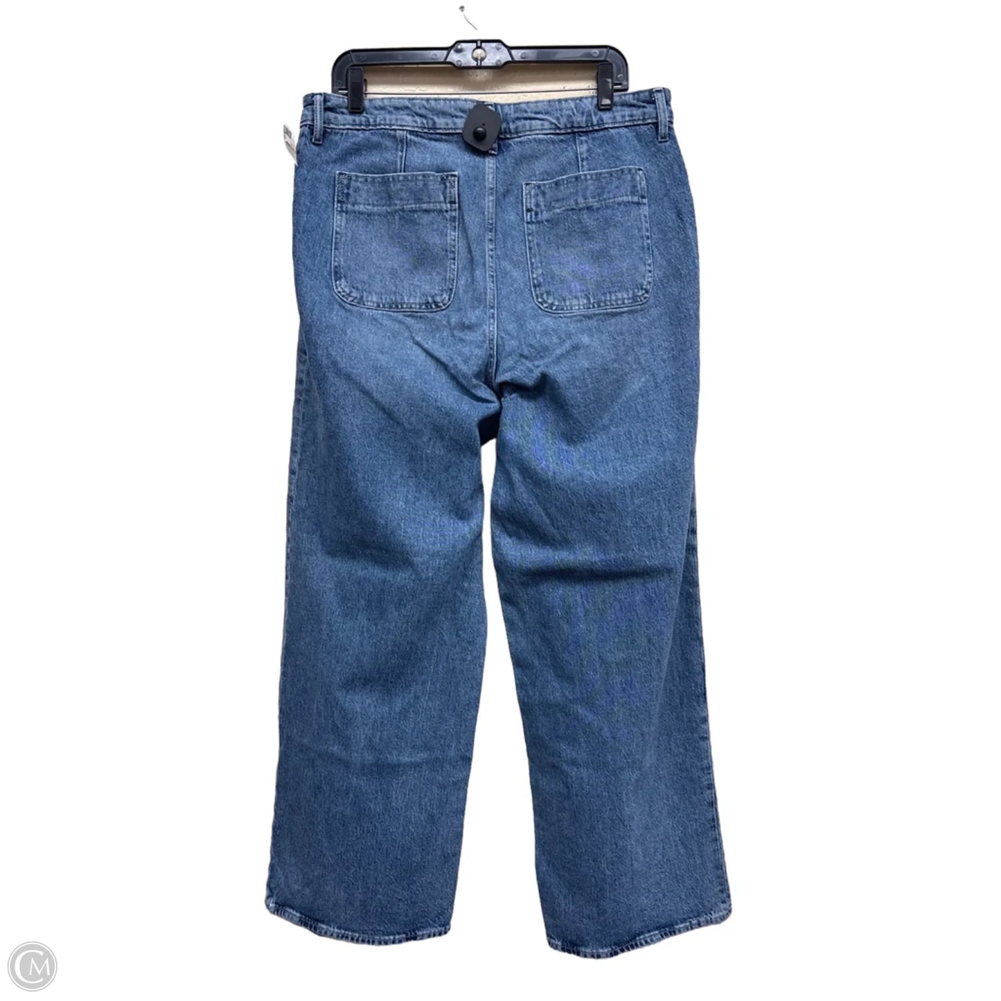 Jeans Wide Leg By Free Assembly In Blue Denim, Size: 16