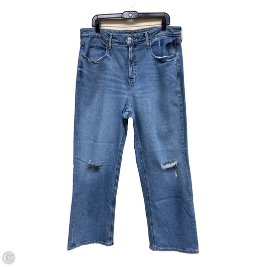 Jeans Wide Leg By Old Navy In Blue Denim, Size: 16
