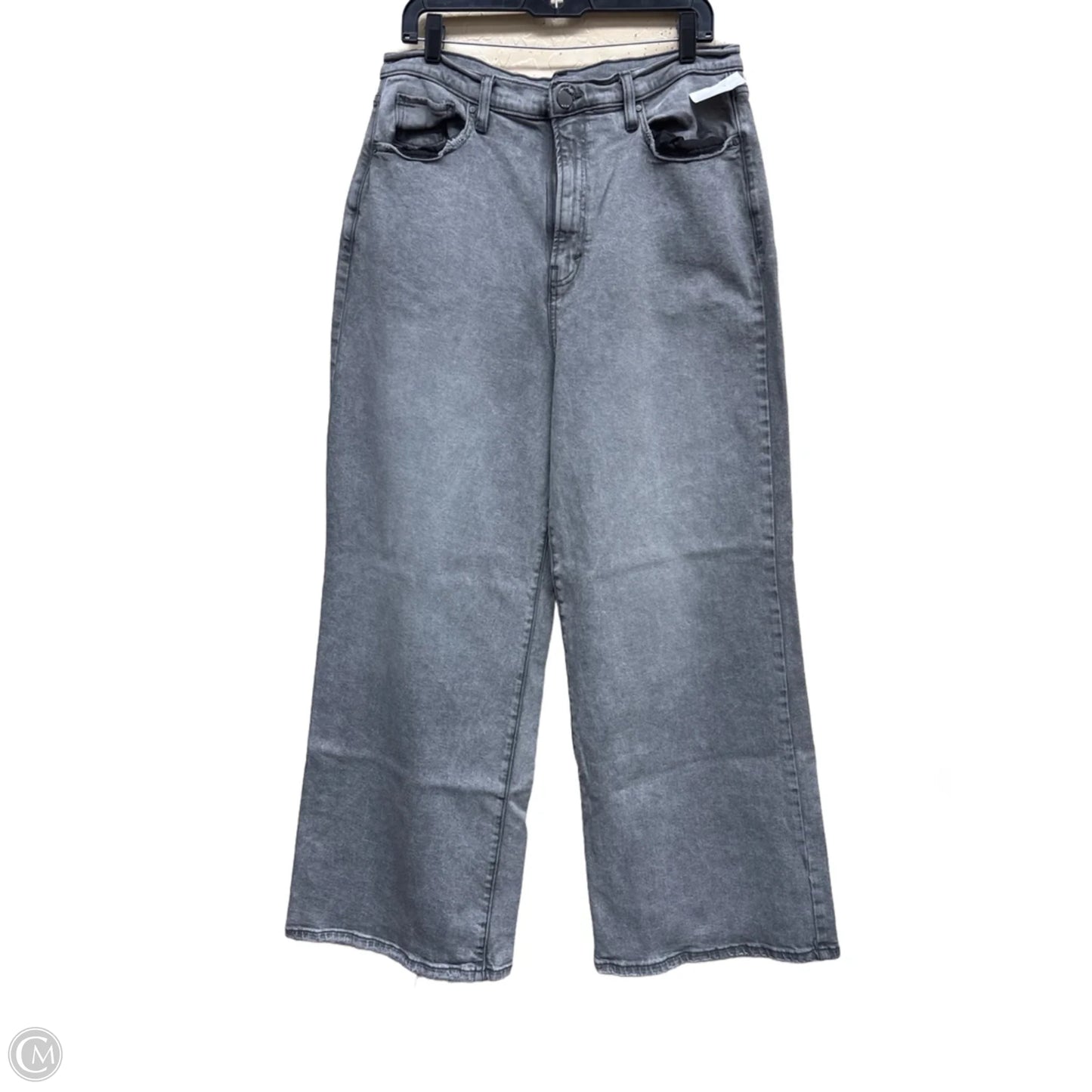 Jeans Straight By Ana In Grey Denim, Size: 16