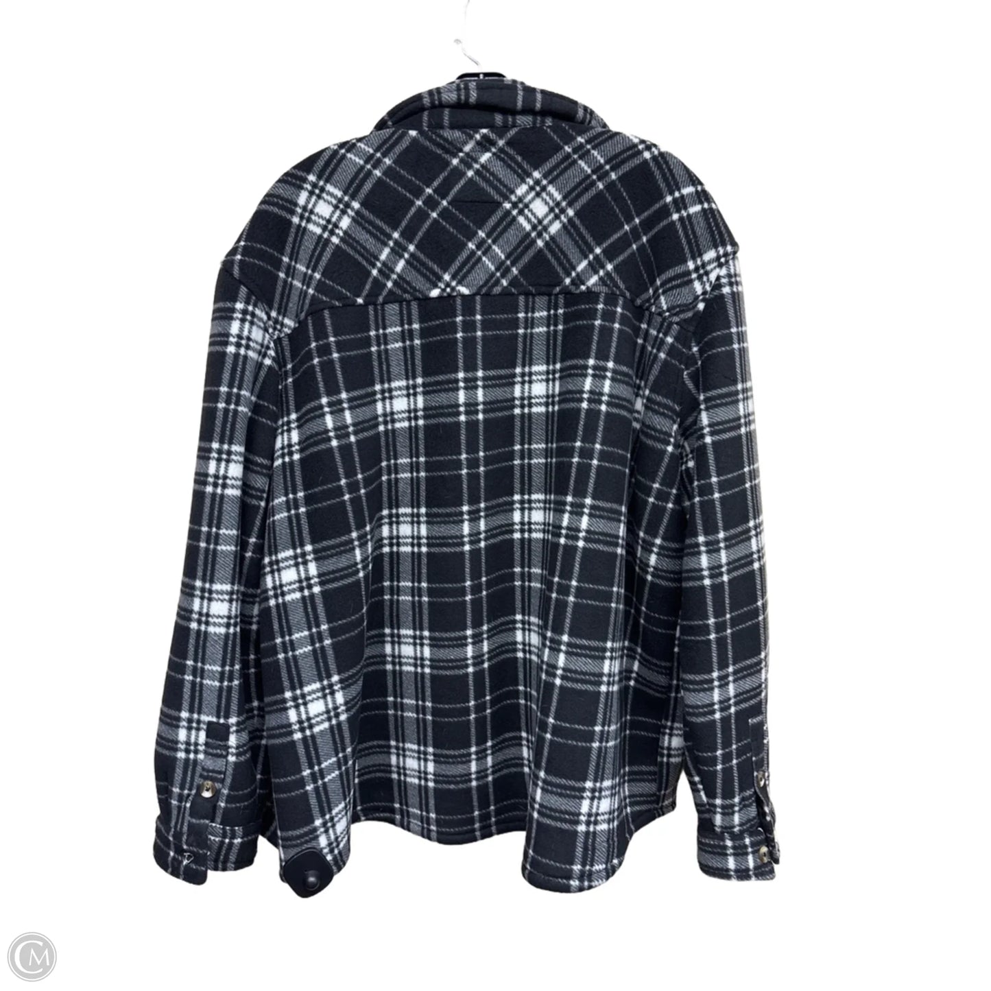 Jacket Other By Sage In Plaid Pattern, Size: Xxl