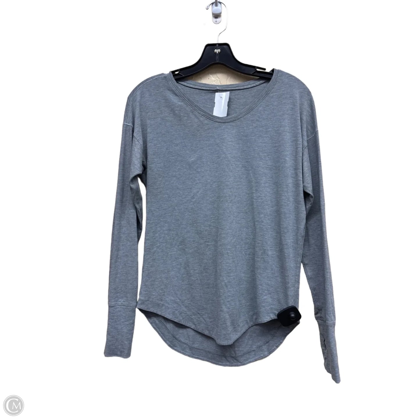 Athletic Top Long Sleeve Crewneck By Lululemon In Grey