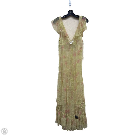 Dress Casual Maxi By Free People In Yellow, Size: S