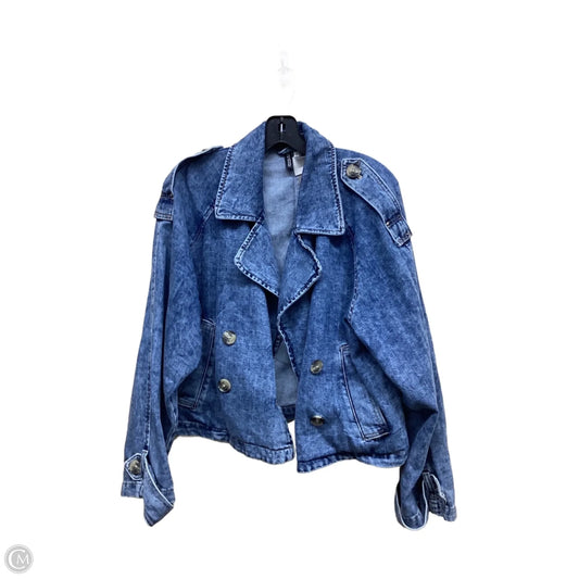 Jacket Denim By Divided In Blue Denim, Size: S