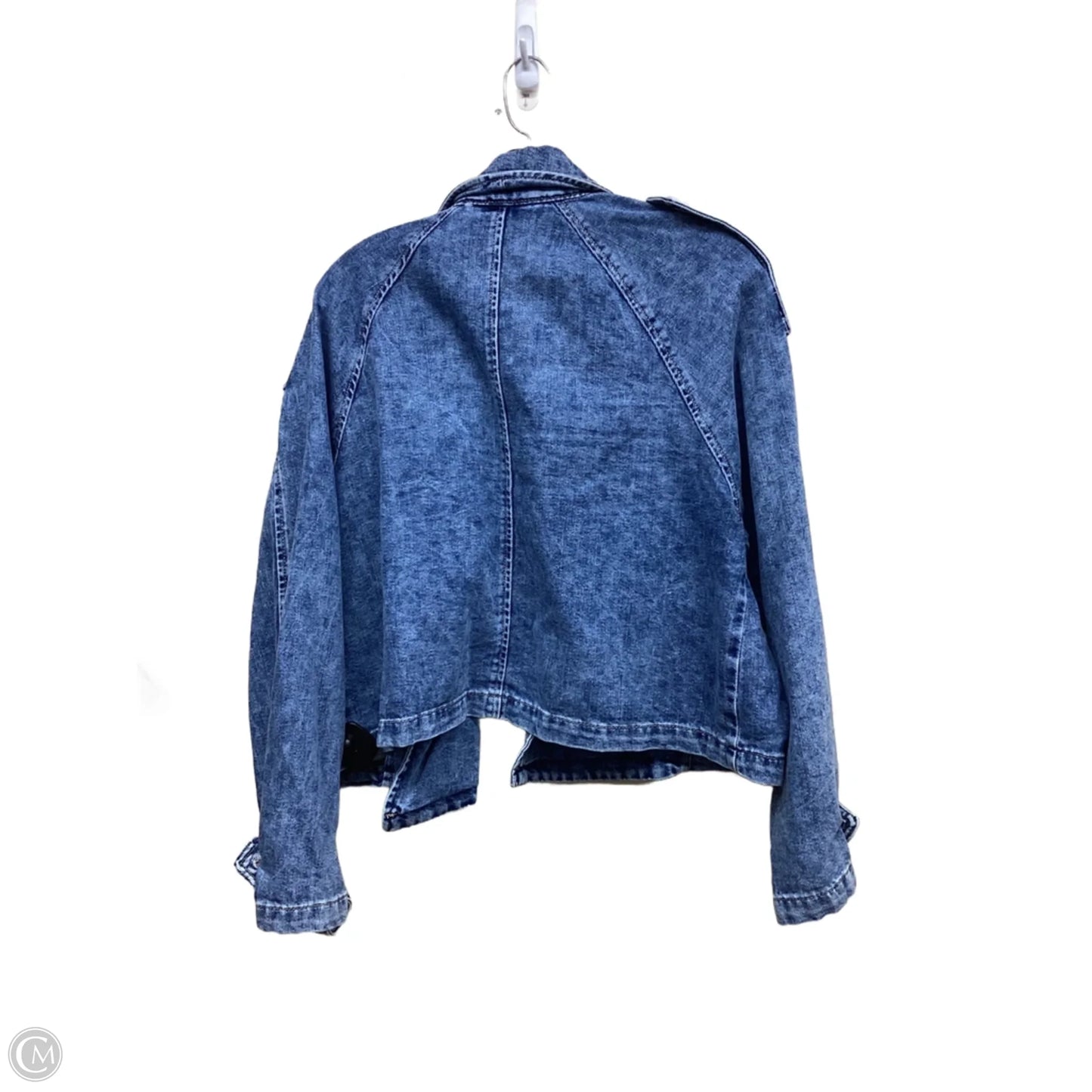 Jacket Denim By Divided In Blue Denim, Size: S