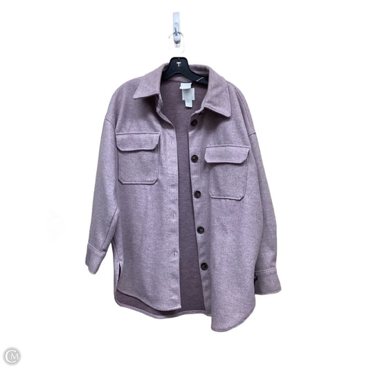 Jacket Other By H&m In Purple, Size: S