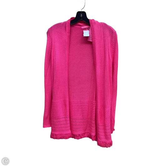 Sweater Cardigan Designer By Lilly Pulitzer In Pink, Size: Xxs