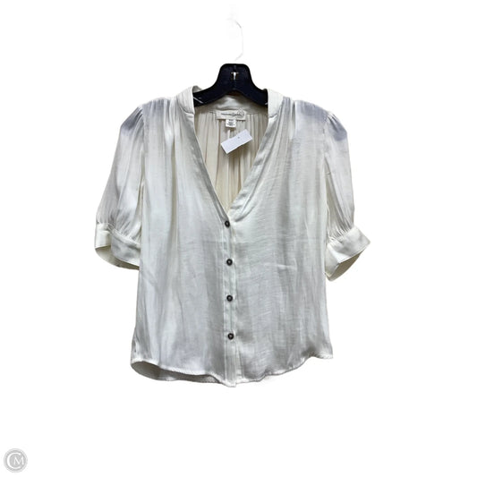 Top Short Sleeve By Treasure And Bond In White, Size: Xxs