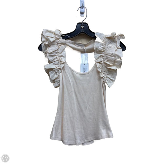 Top Short Sleeve By Ulla Johnson In Cream