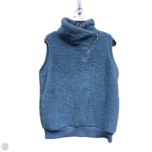Vest Sweater By Knapp Studio In Blue, Size: M