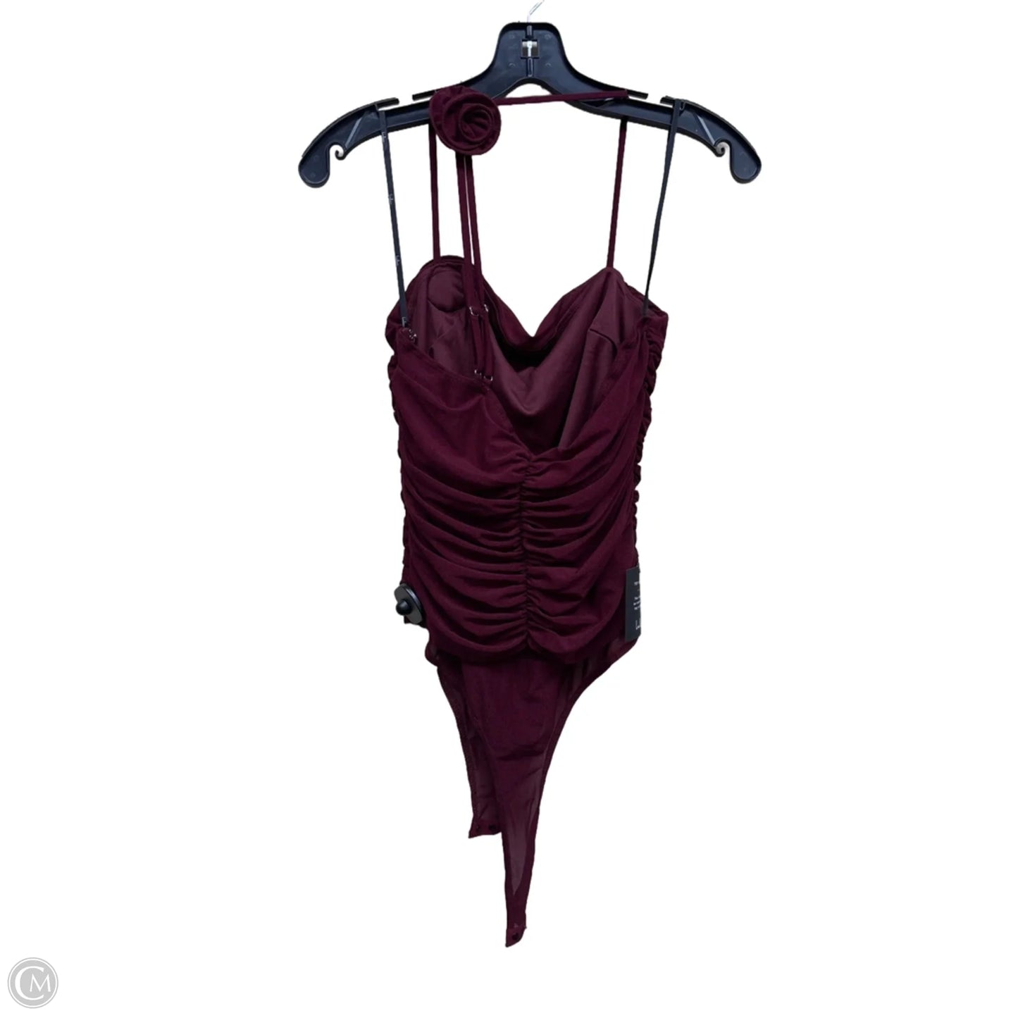 Bodysuit By Lulus In Maroon, Size: L