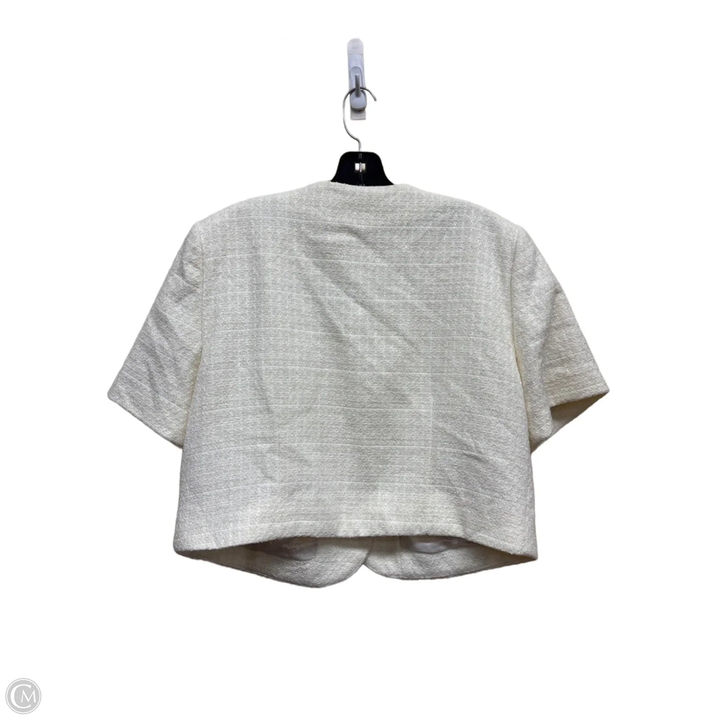 Top Short Sleeve By Abercrombie And Fitch In White, Size: L