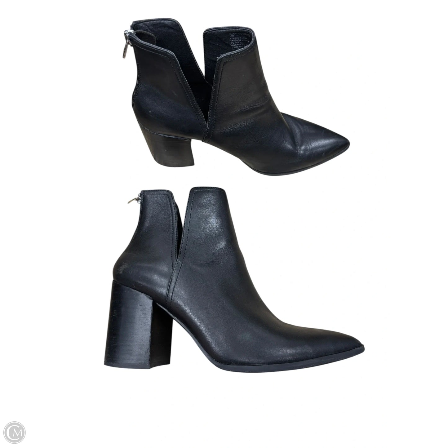 Boots Ankle Heels By Steve Madden In Black, Size: 10