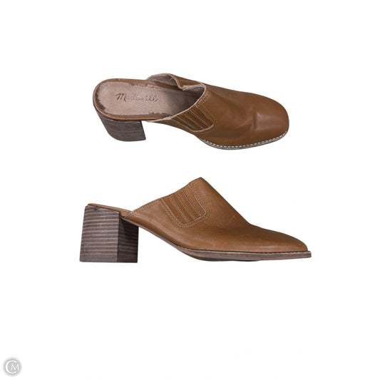 Shoes Heels Block By Madewell In Brown, Size: 9