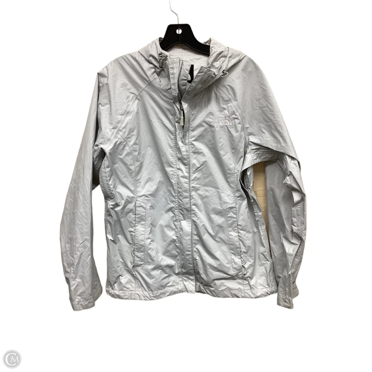 Jacket Windbreaker By The North Face In Grey, Size: M