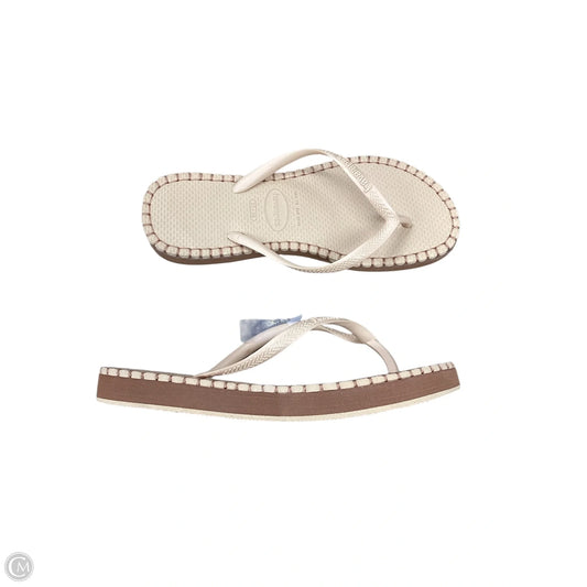 Sandals Flats By Havaianas In Tan, Size: 7