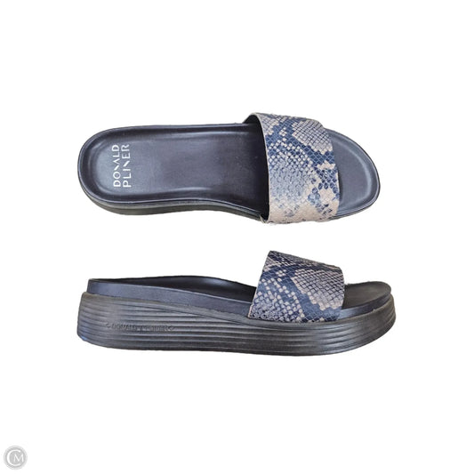 Sandals Flats By Donald Pliner In Brown, Size: 9.5