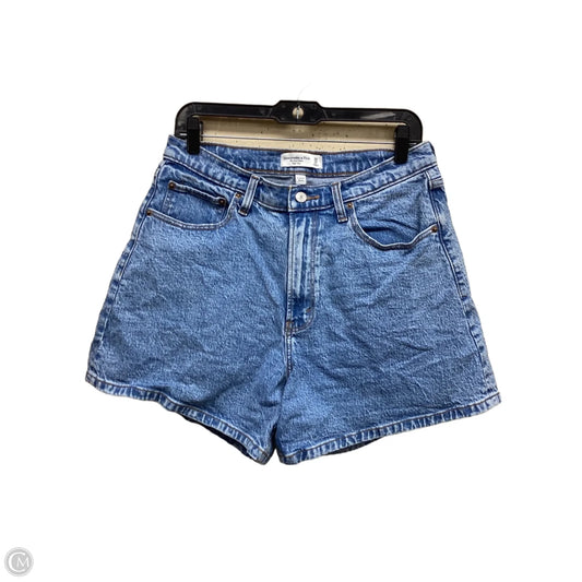 Shorts By Abercrombie And Fitch In Blue Denim, Size: 10