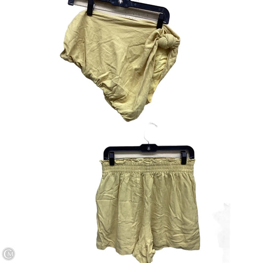 Shorts Set By Clothes Mentor In Yellow, Size: M