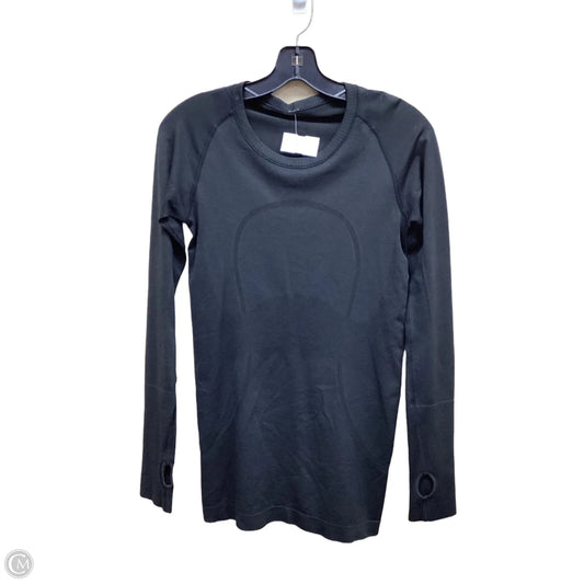 Athletic Top Long Sleeve Crewneck By Lululemon In Black, Size: 6