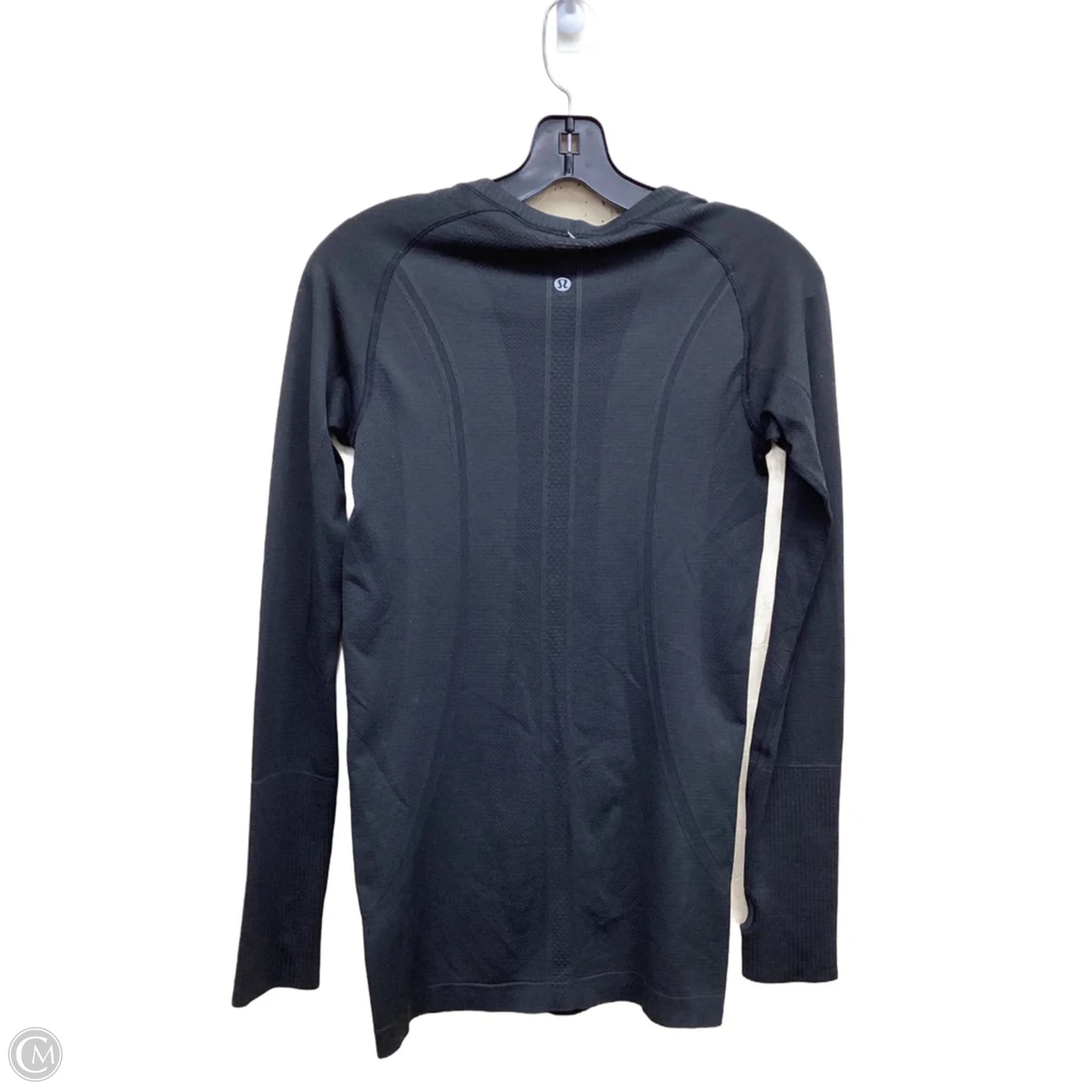 Athletic Top Long Sleeve Crewneck By Lululemon In Black, Size: 6