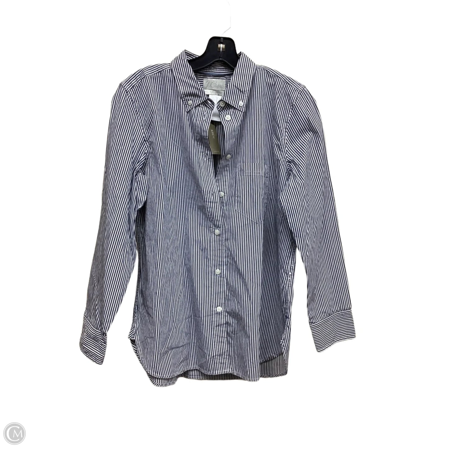 Top Long Sleeve By J. Crew In Striped Pattern, Size: S