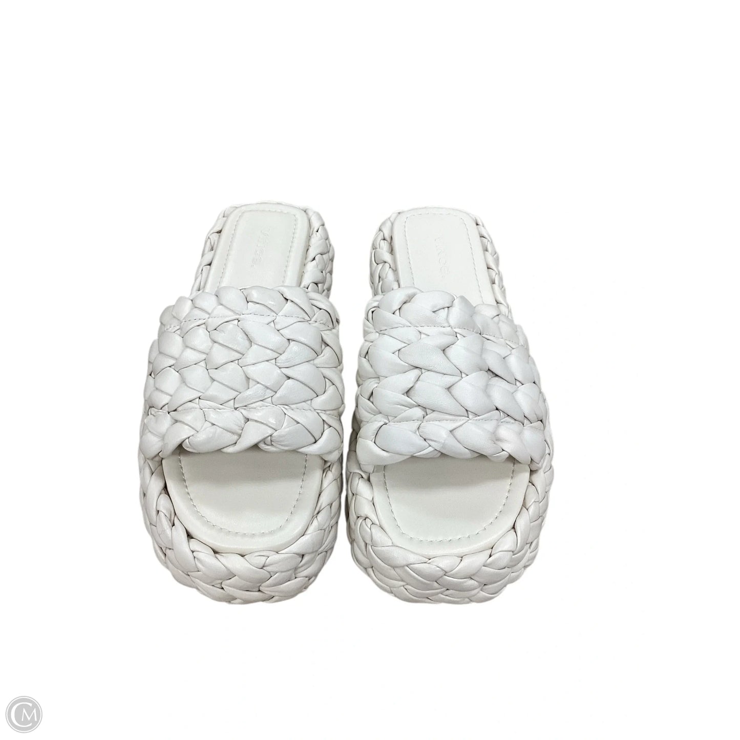 Sandals Heels Platform By Vince In White, Size: 9.5