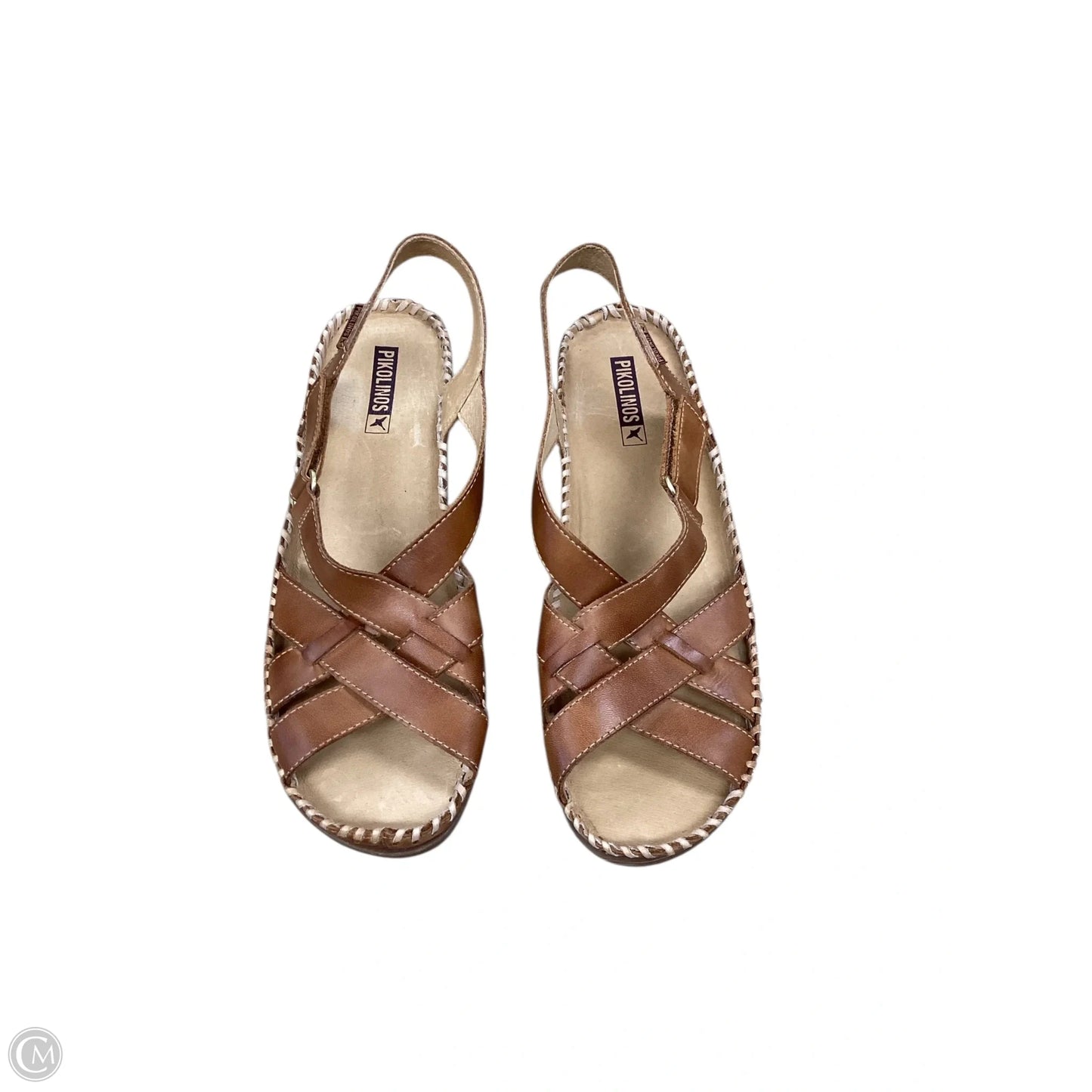 Sandals Flats By Pikolinos In Brown, Size: 10