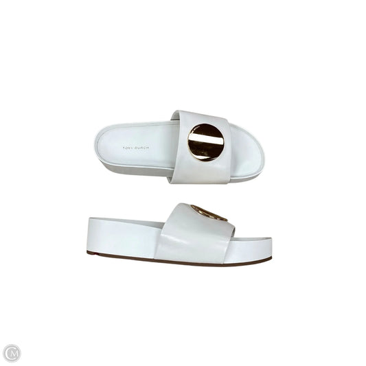 Shoes Designer By Tory Burch In White, Size: 9.5