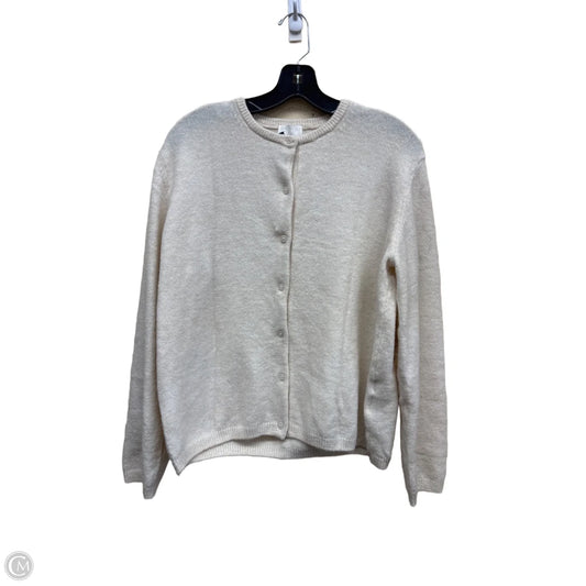 Sweater Cardigan By H&m In White, Size: S