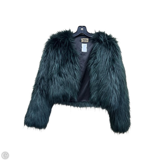 Jacket Faux Fur & Sherpa By Show Me Your Mumu In Green, Size: S