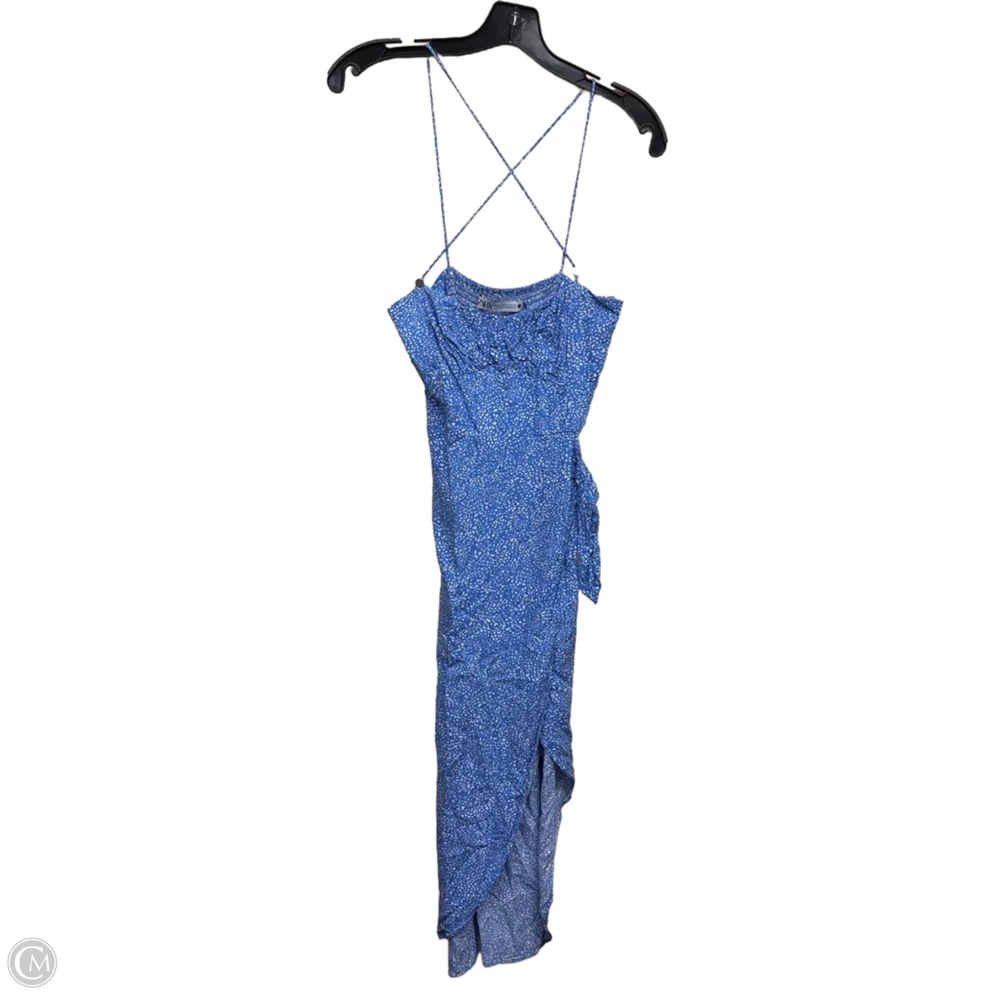 Dress Casual Maxi By Zara In Blue, Size: Xs