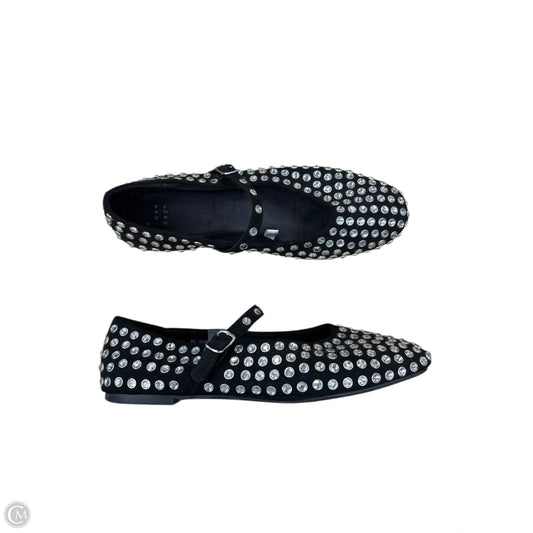 Shoes Flats By A New Day In Black & Silver, Size: 8.5