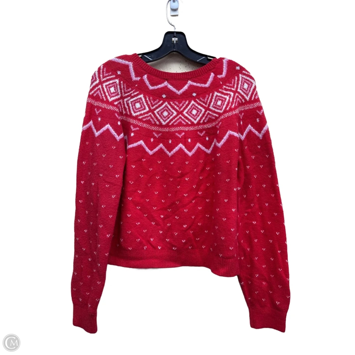 Sweater By Old Navy In Red, Size: L