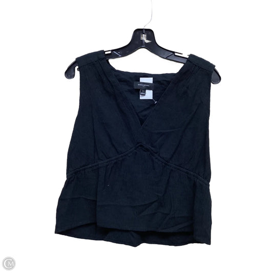 Top Sleeveless By Banana Republic In Black, Size: L