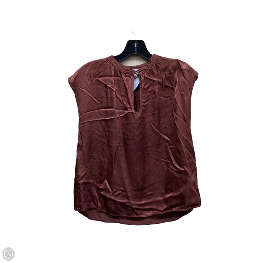 Top Sleeveless By Nation In Orange, Size: L