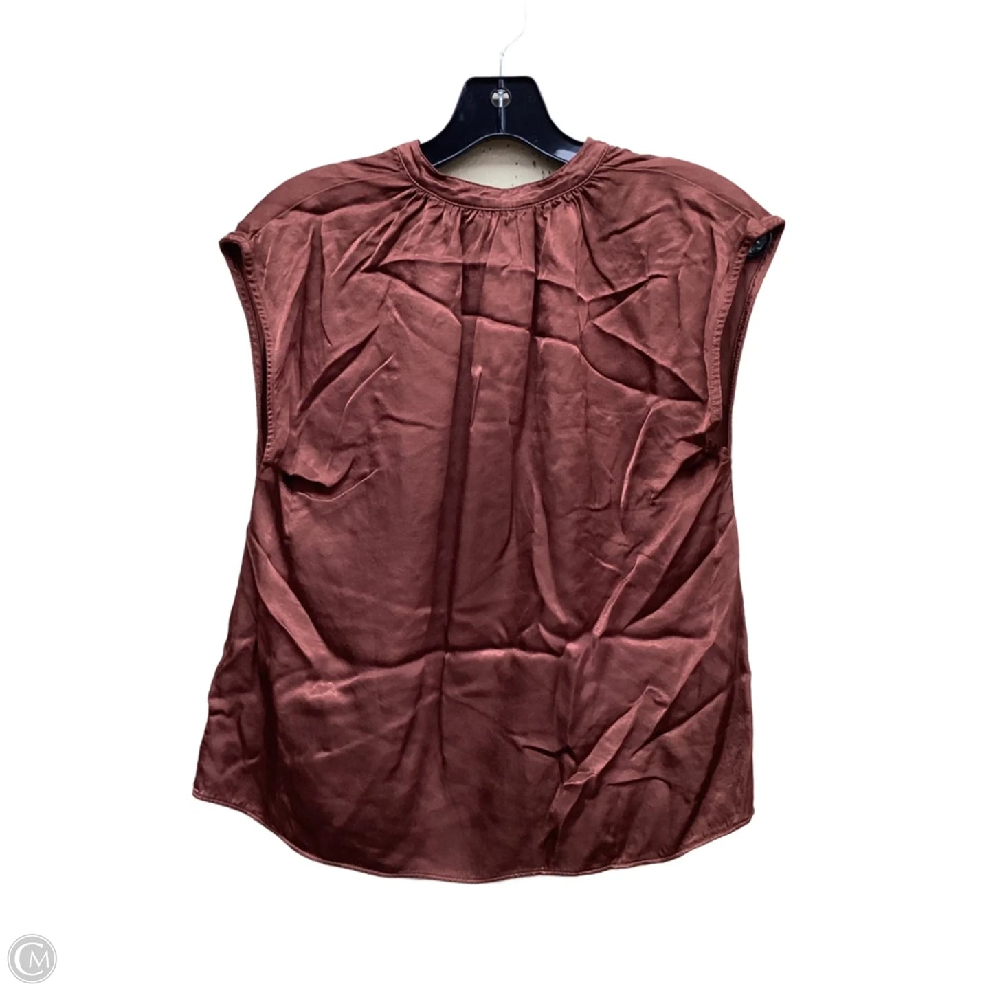 Top Sleeveless By Nation In Orange, Size: L