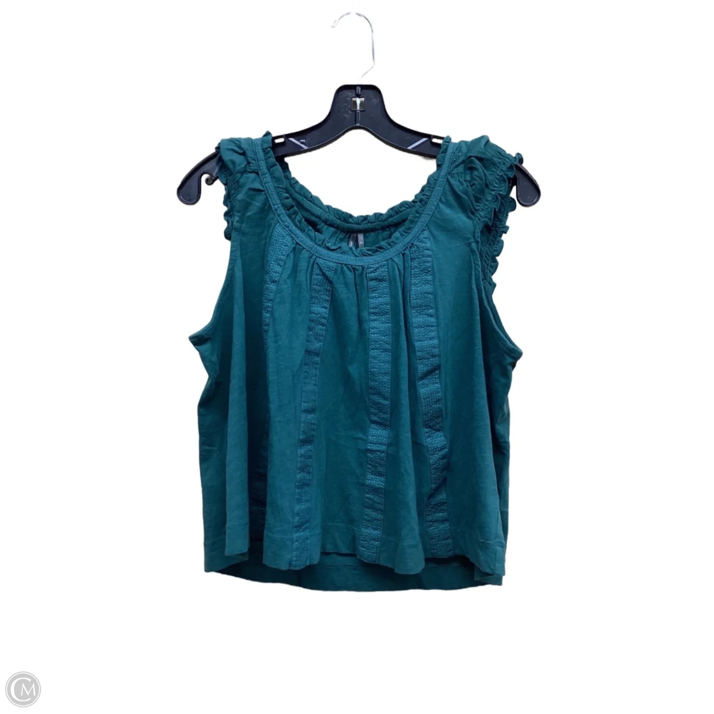 Top Sleeveless By Anthropologie In Green, Size: S