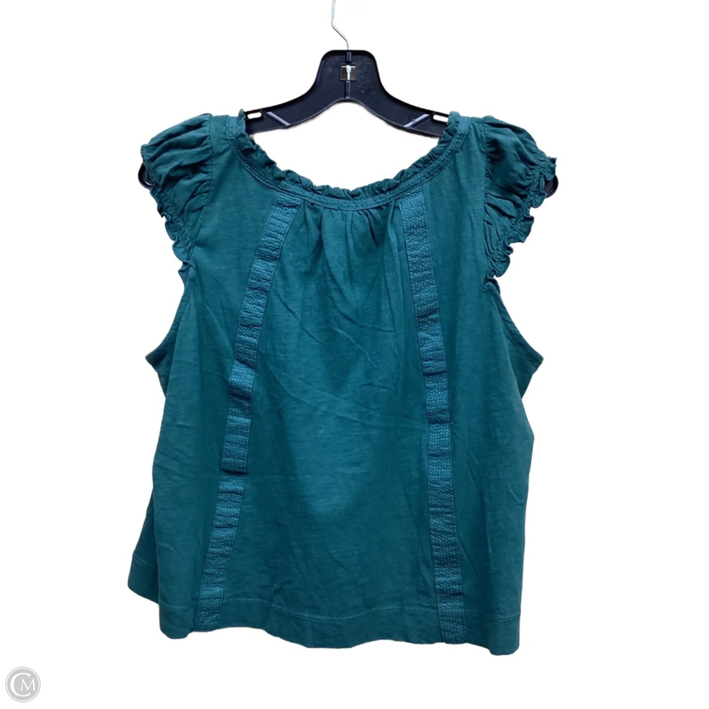 Top Sleeveless By Anthropologie In Green, Size: S