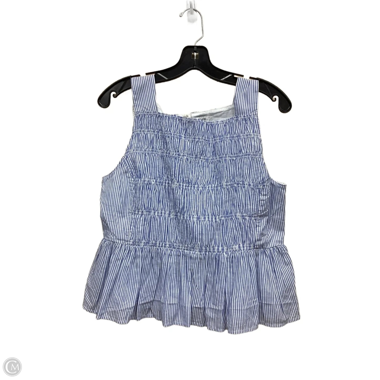 Top Sleeveless By Evereve In Blue Denim, Size: M