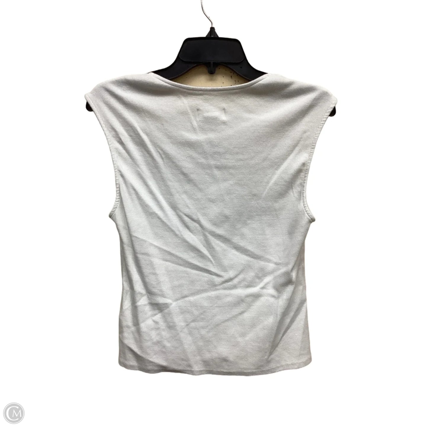 Top Sleeveless By Maeve In White, Size: L