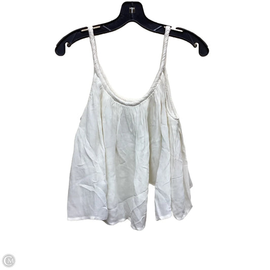 Top Sleeveless By Loft In Cream, Size: M