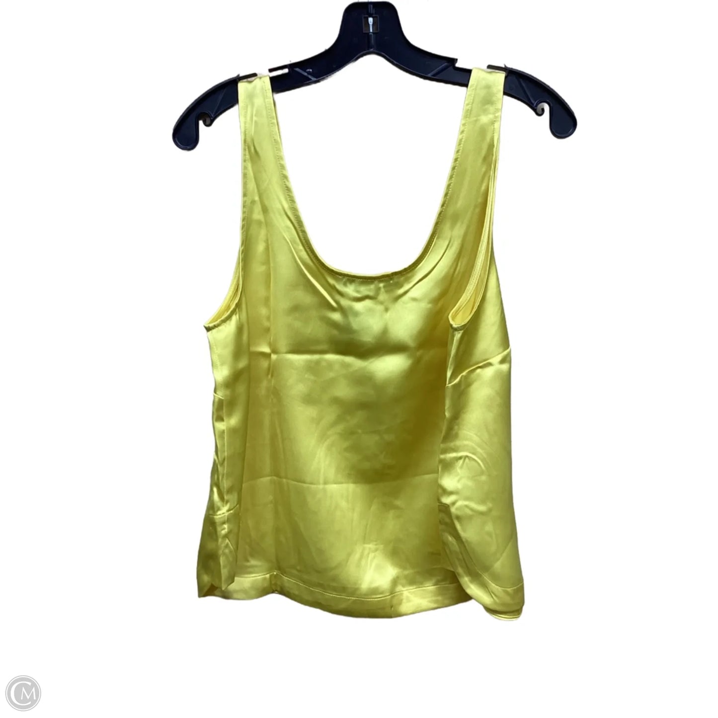 Top Sleeveless By Loft In Yellow, Size: M
