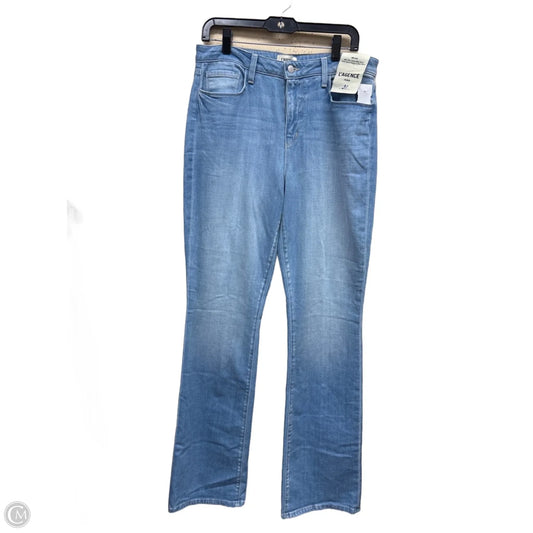 Jeans Straight By L Agence In Blue Denim, Size: 12
