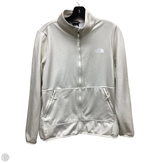 Athletic Jacket By The North Face In White, Size: L