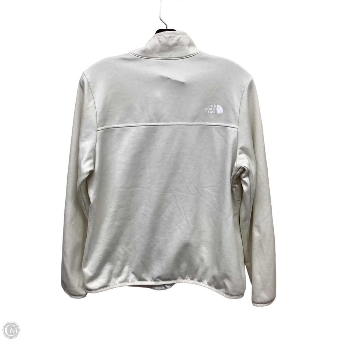 Athletic Jacket By The North Face In White, Size: L