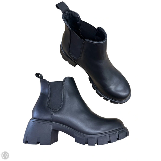 Boots Ankle Heels By Steve Madden In Black, Size: 8