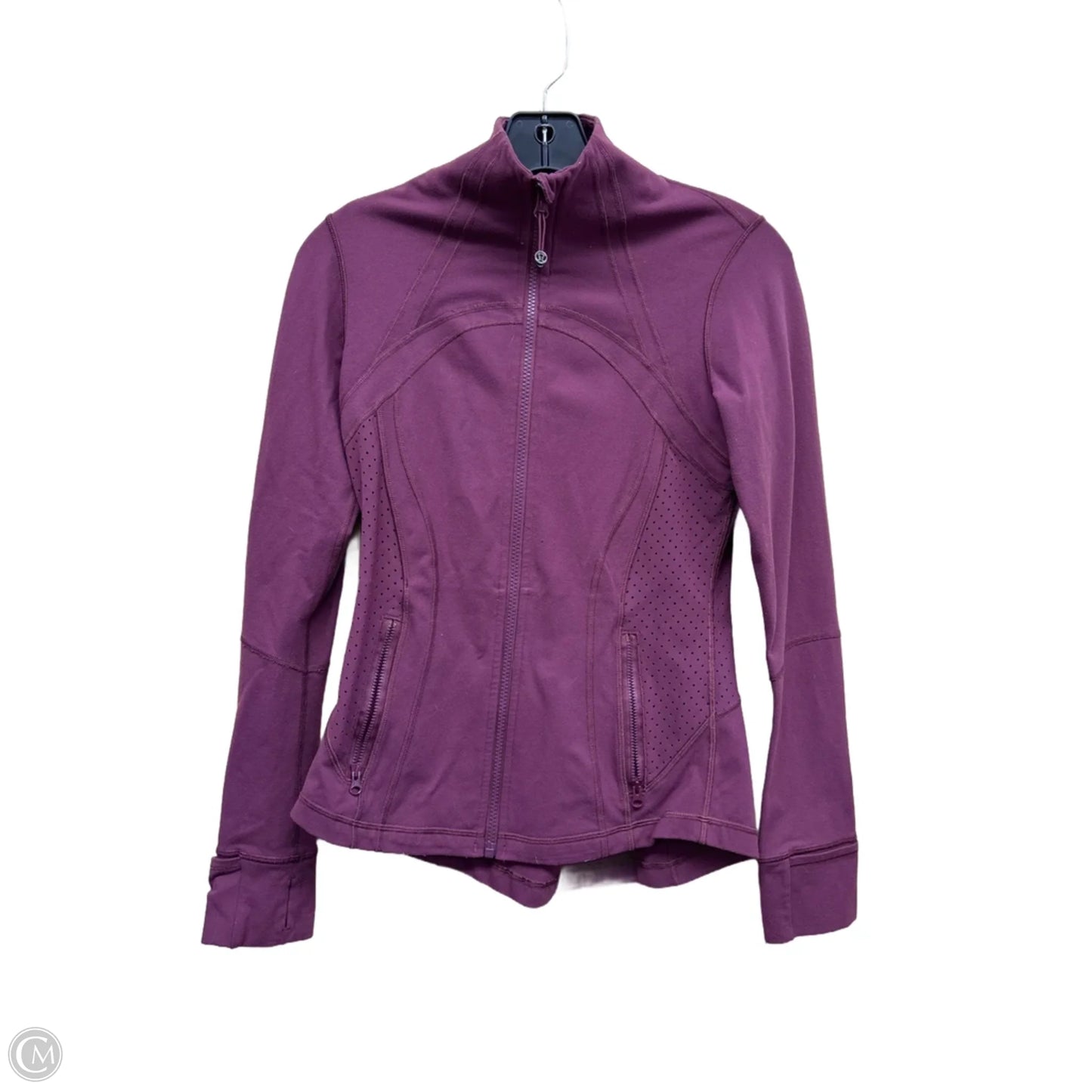 Athletic Jacket By Lululemon In Purple, Size: 6