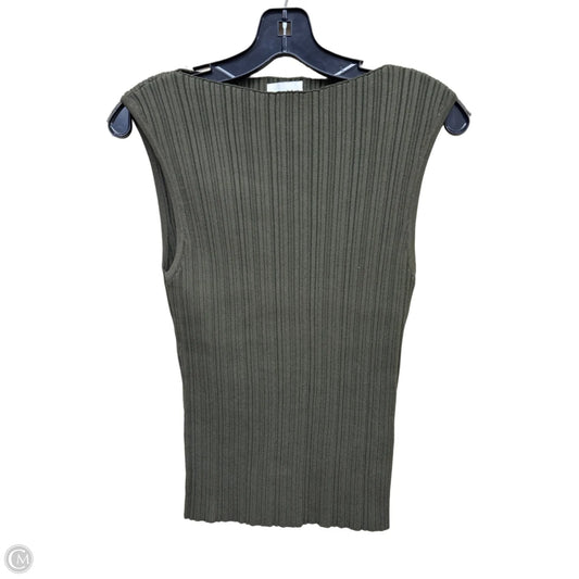 Top Sleeveless By Clothes Mentor In Green, Size: L